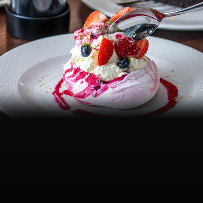 Dessert menu at The Seahorse
