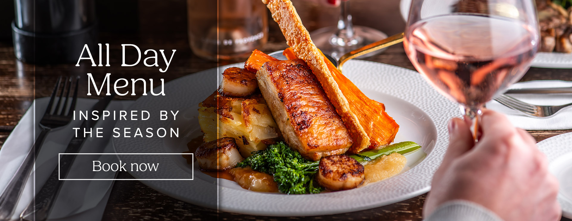 Dinner Menu & Prices | All Day Dining at The Seahorse Guildford