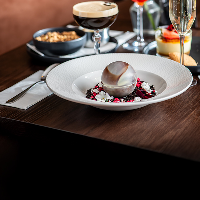 Dessert menu at The Seahorse