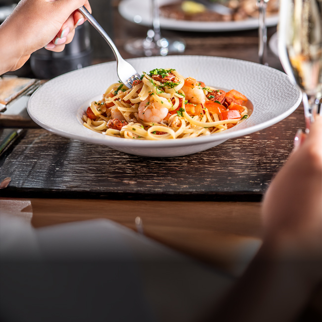 Dessert menu at The Seahorse